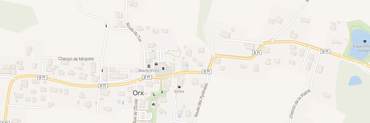 Plan du 80 Rte de Saubrigues à Orx