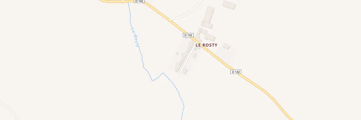 Plan du 7 Le Rosty à Saint-Martin-d’Aubigny