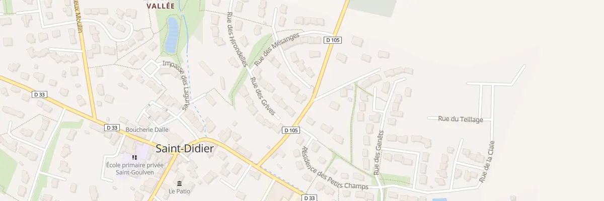 Plan du 4 Rue des Palombes à Saint-Didier