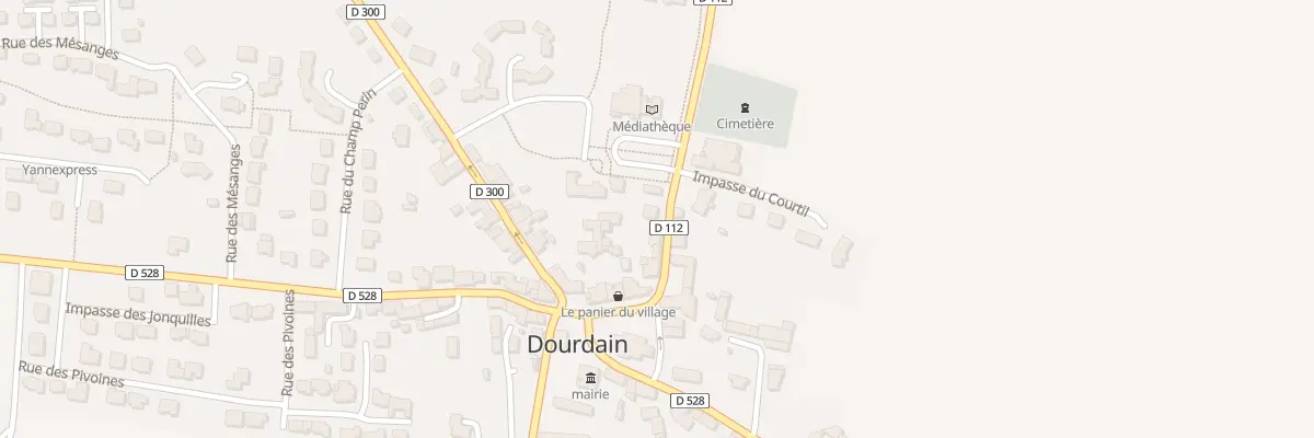 Plan du 7 Rue du Stade à Dourdain