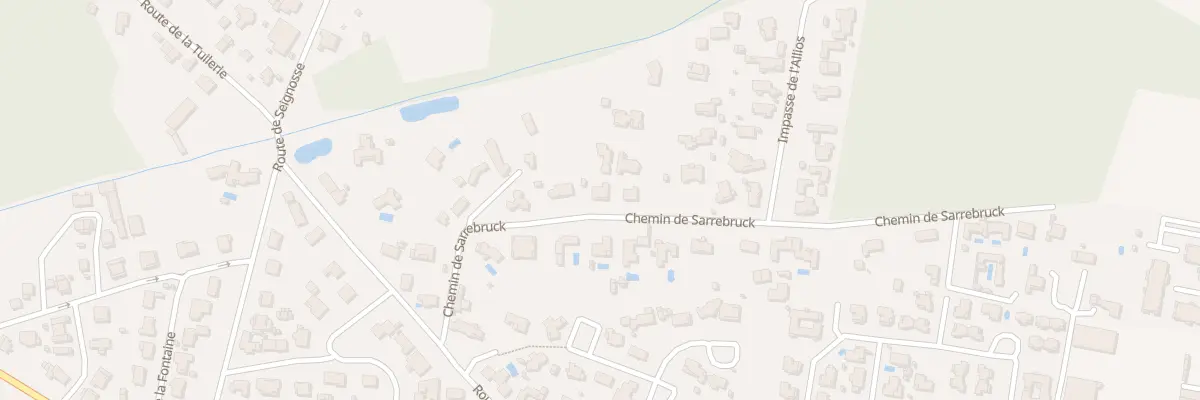Plan du 219 Che de Sarrebruck à Angresse
