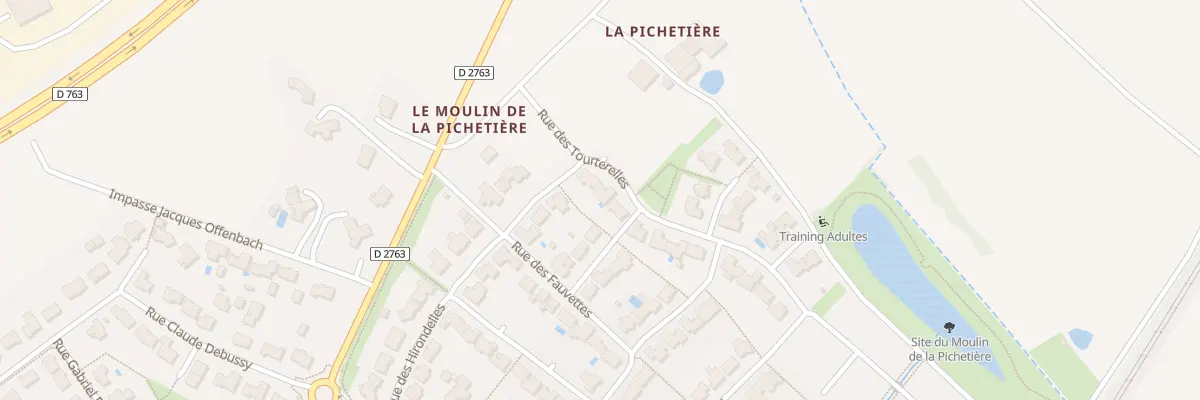 Plan du 12 Rue des tourterelles à L’Herbergement