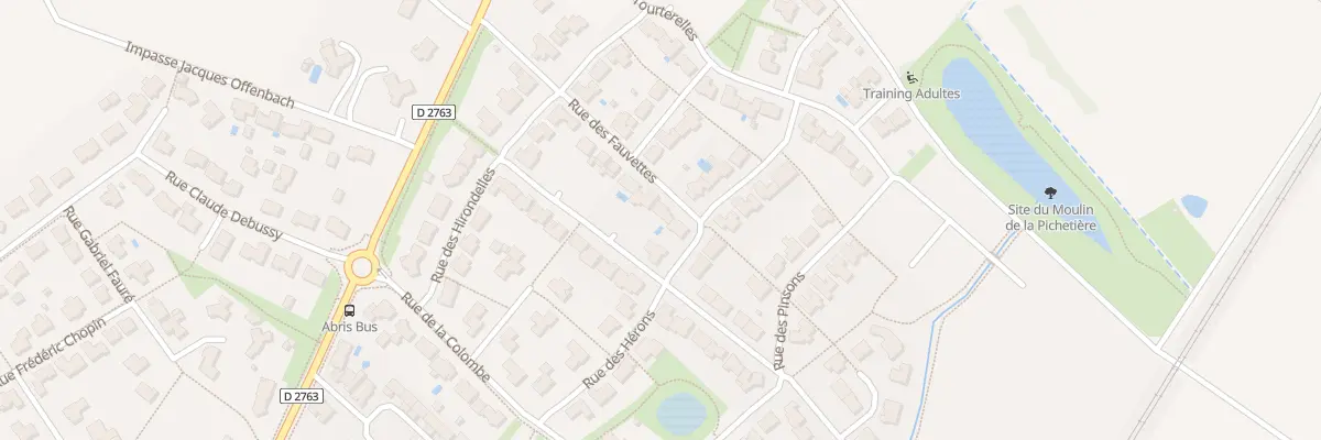 Plan du 14 Rue des fauvettes à L’Herbergement