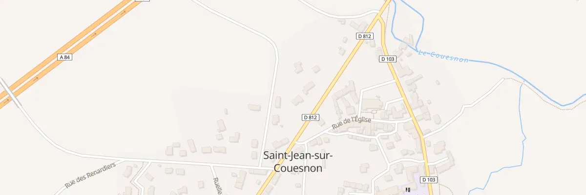 Plan du 8 Rue Saint Martin St Jean à Rives-du-Couesnon