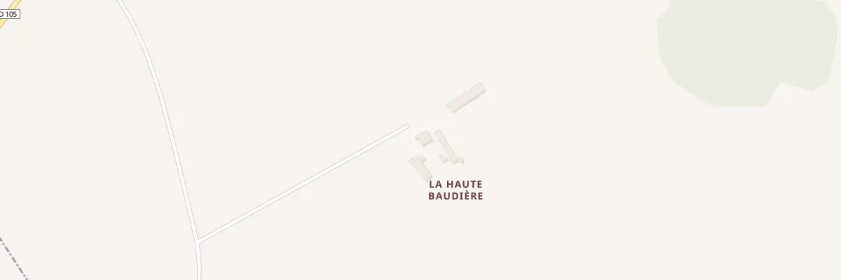 Plan du 5160 La Haute Baudiere à Saint-Didier