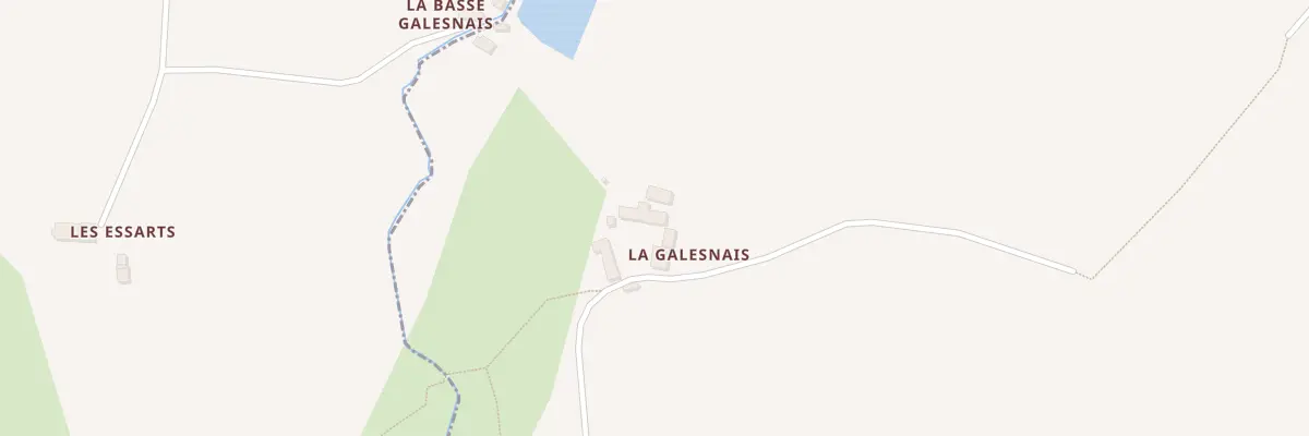 Plan du 5086 La haute Galesnais à Maen Roch