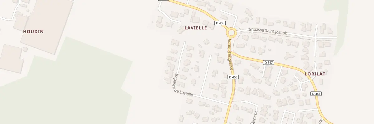 Plan du 80 Imp de Lavielle à Bénesse-Maremne
