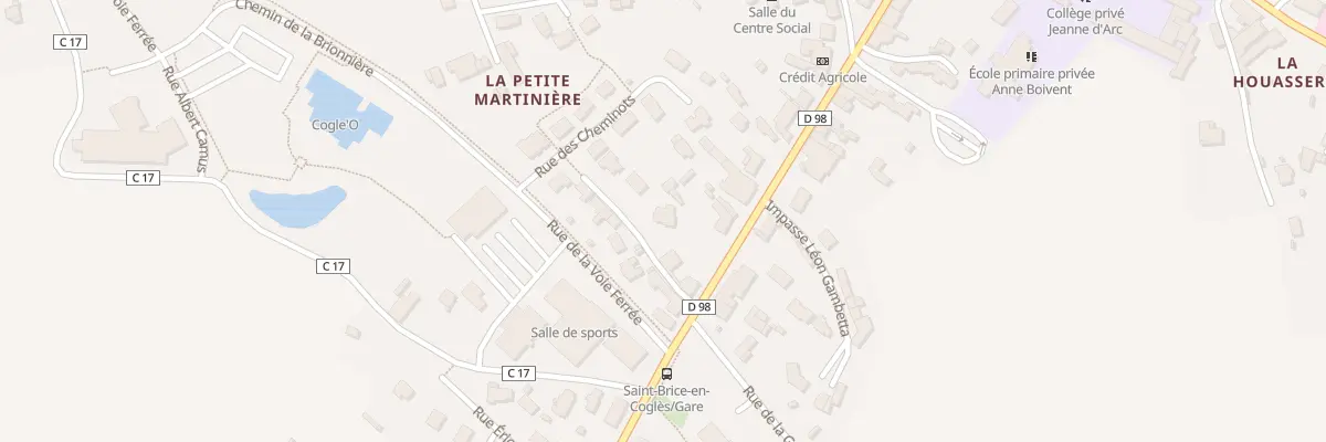 Plan du 2 Rue de la Boulaie à Maen Roch