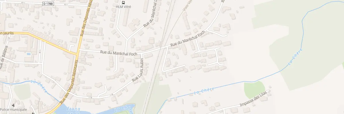 Plan du 1B Rue Paul Morey à Châteaubriant