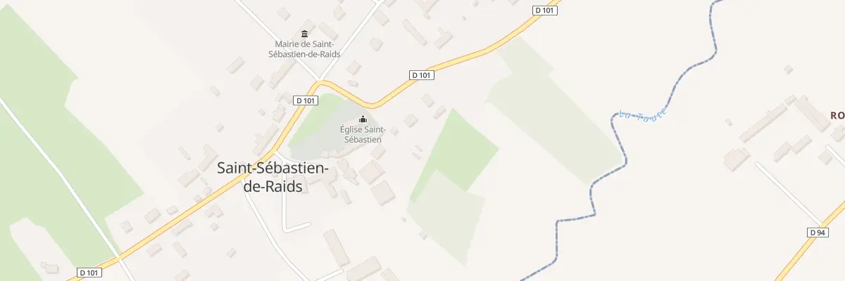 Plan du 18 Le Bourg à Saint-Sébastien-de-Raids