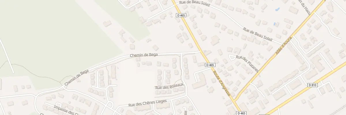 Plan du 16 Rue des Chênes Lièges à Bénesse-Maremne