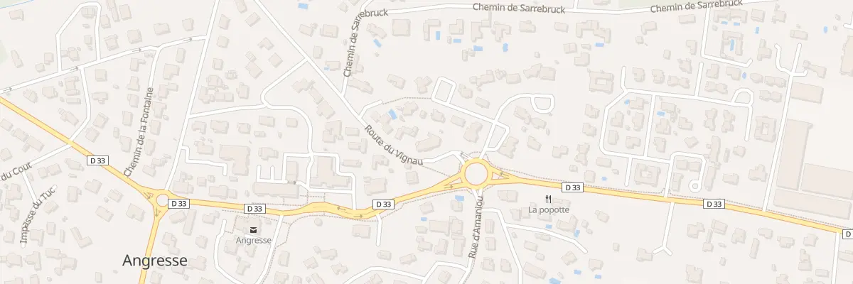 Plan du 76 Rte du Vignau à Angresse