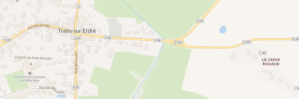 Plan du 198 Rue de Saint-Mandé à Trans-sur-Erdre