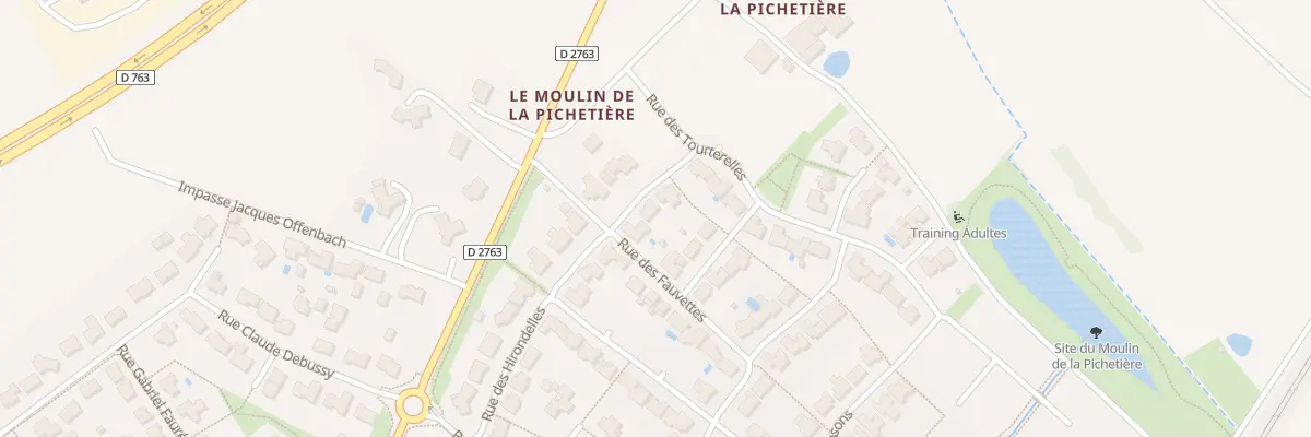 Plan du 16 Rue des hirondelles à L’Herbergement