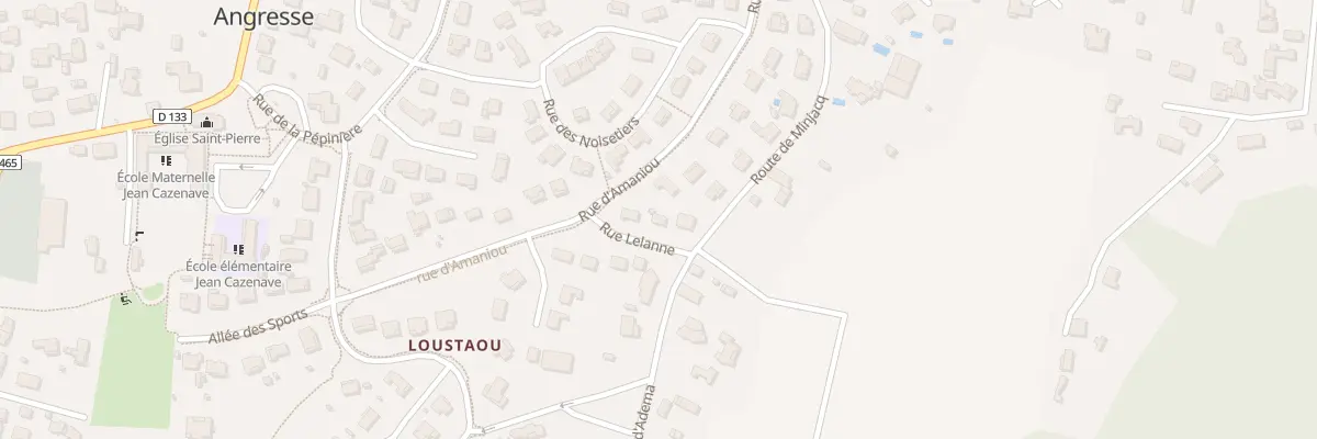Plan du 65 Rue Lelanne à Angresse