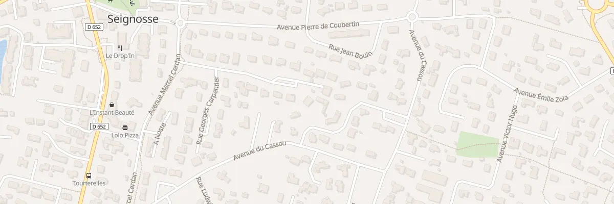 Plan du 22 Rue Léo Lagrange à Seignosse