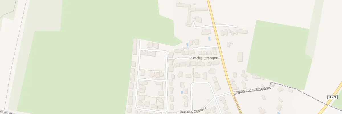 Plan du 4 Rue des Amarantes à Châteaubriant