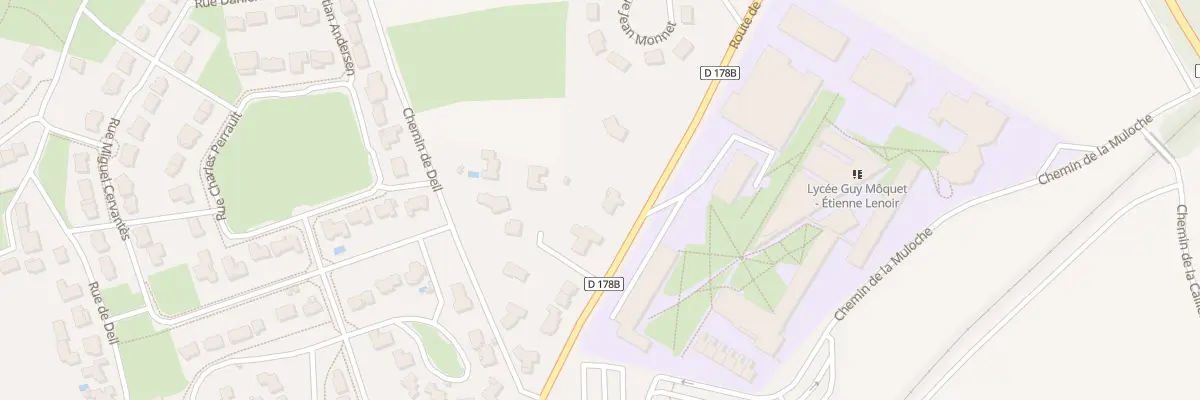 Plan du 89 Rue des Déportés Résistants à Châteaubriant