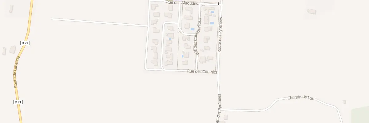 Plan du 14 Rue des Coutiourlious à Orx