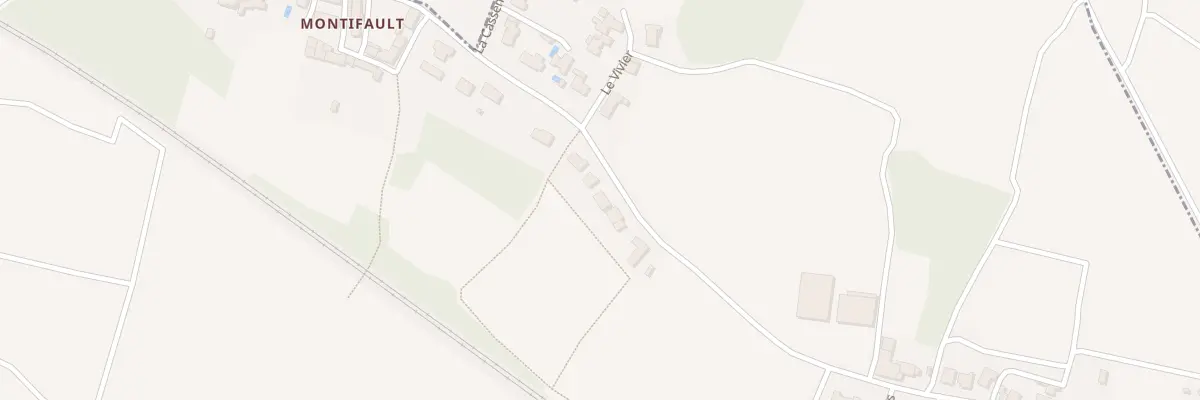 Plan du 5 Montifault au Pallet