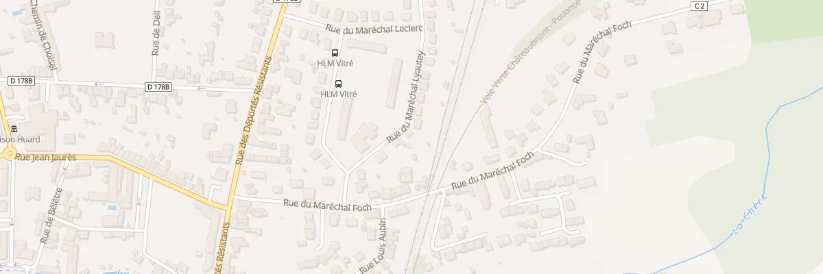 Plan du 31 Rue du Mal Lyautey à Châteaubriant