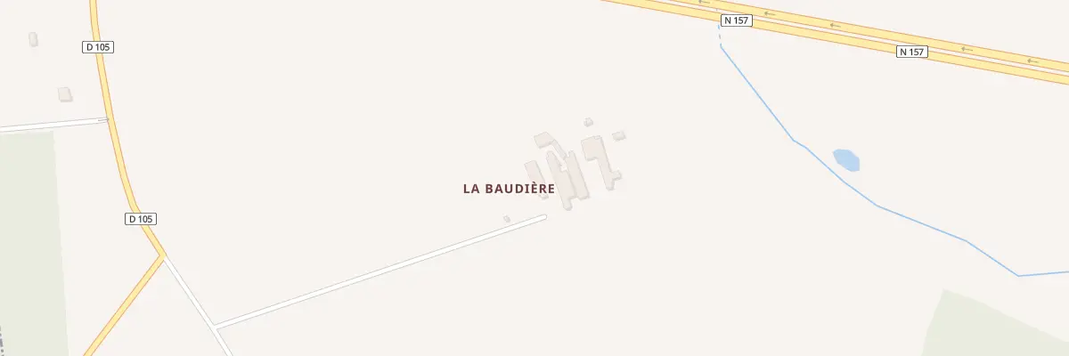 Plan du 1 La Baudiere à Saint-Didier