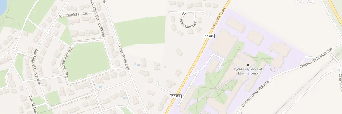 Plan du 9032 Rue des Déportés Résistants à Châteaubriant