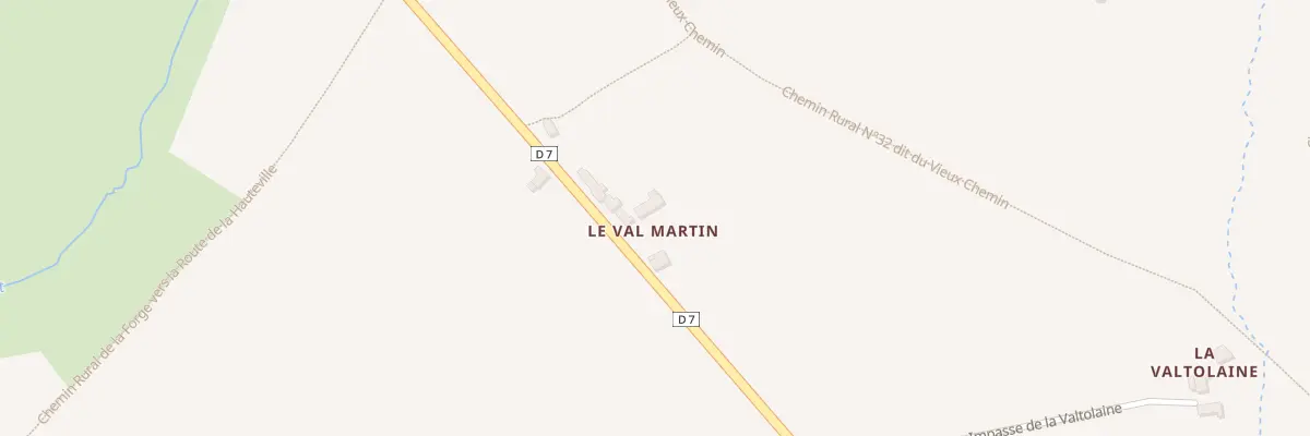 Plan du 17 Le Val Martin à Lengronne