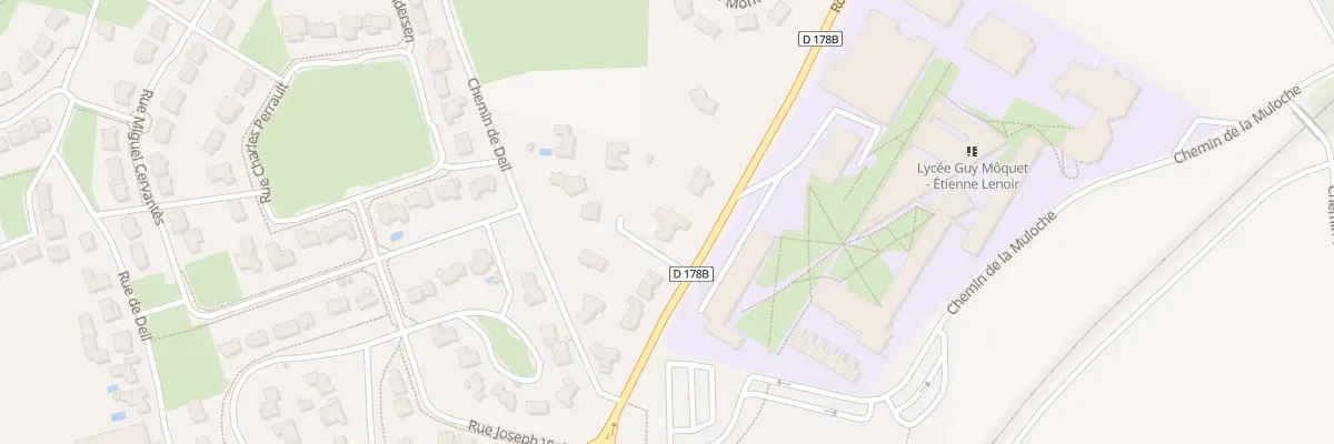 Plan du 87 Rue des Déportés Résistants à Châteaubriant