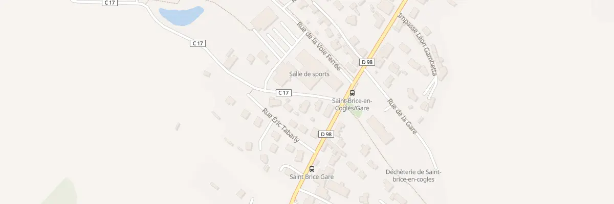 Plan du 3 Rue de la Brionnière à Maen Roch