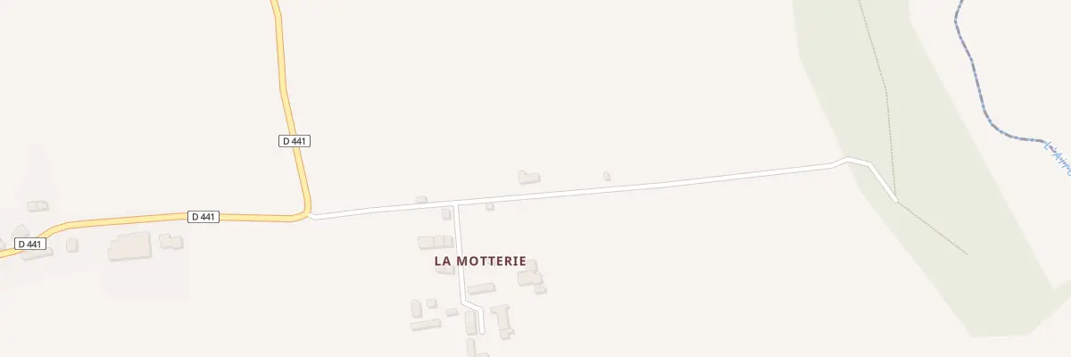 Plan du 5087 Village de Motterie -Mesni à Gavray-sur-Sienne
