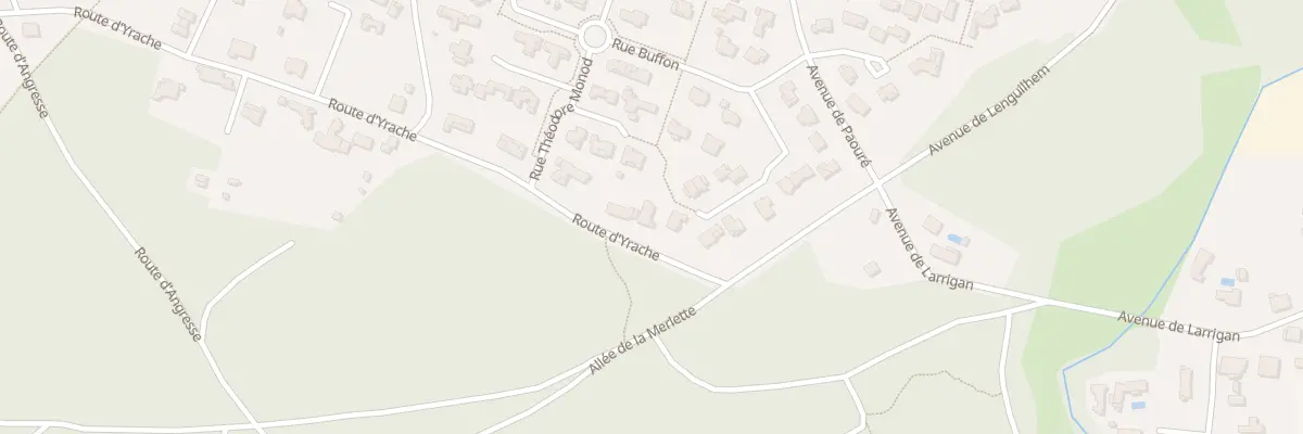 Plan du 347 Rte d’Yrache à Seignosse