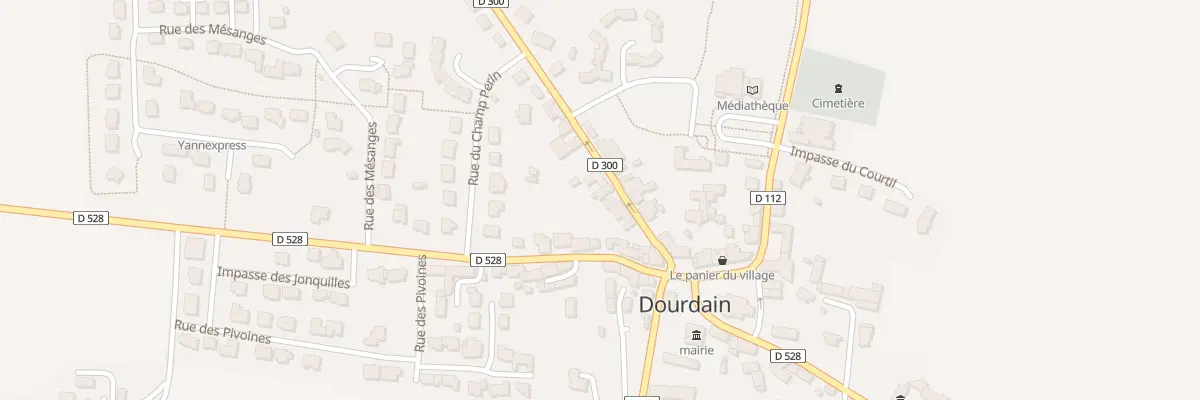 Plan du 7 Rue des Ecoles à Dourdain
