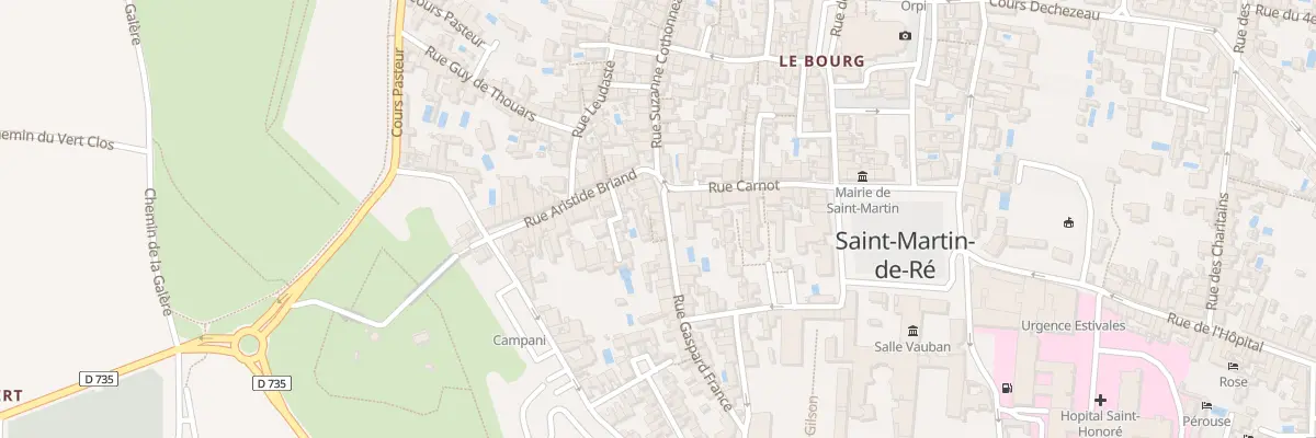 Plan du 10 Rue Gaspard France à Saint-Martin-de-Ré