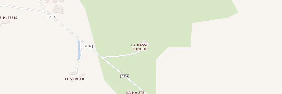 Plan du 5320 La Basse Touche à Moulins