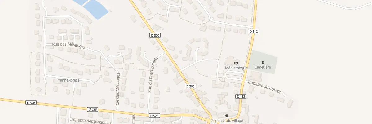 Plan du 1 Rue du Grand Clos à Dourdain