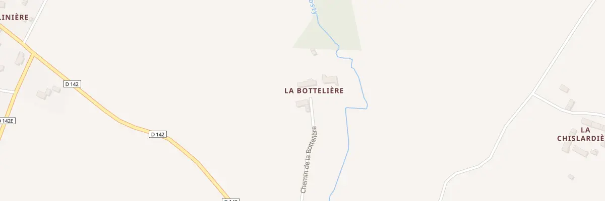 Plan du 3 La Bottelière à Saint-Martin-d’Aubigny