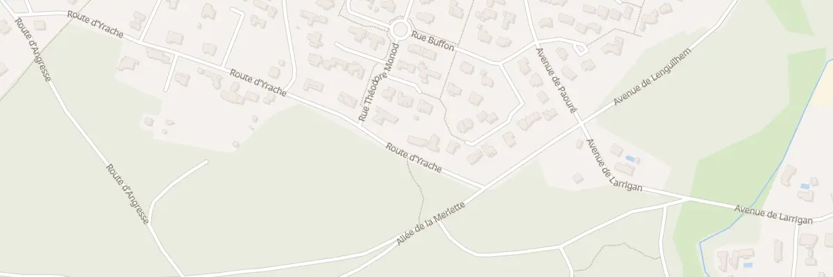 Plan du 327 Rte d’Yrache à Seignosse