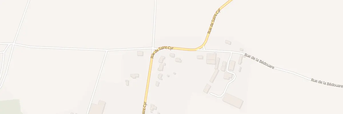 Plan du 24 Rue de saint-cyr à La Jonchère