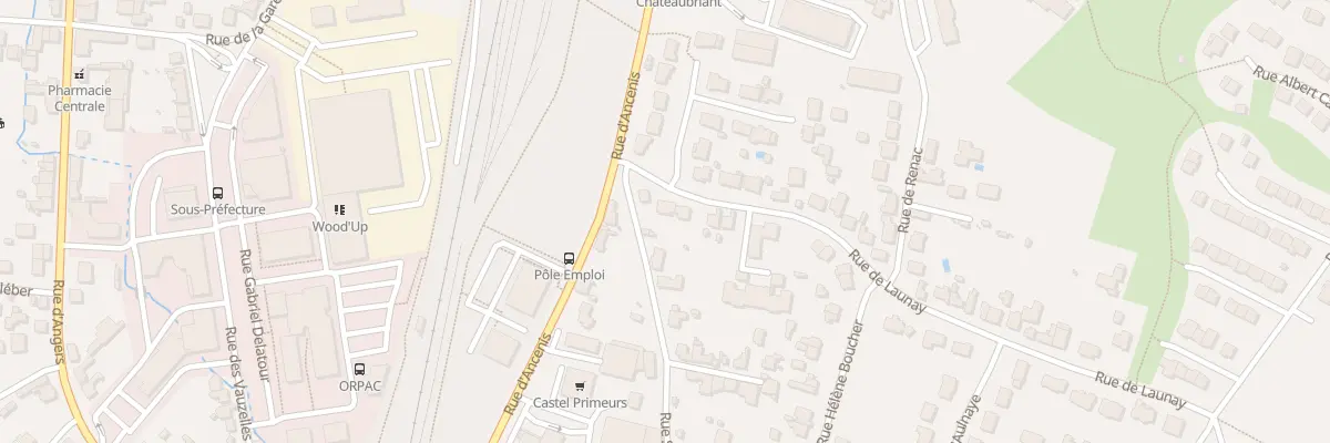 Plan du 2 Rue de Launay à Châteaubriant