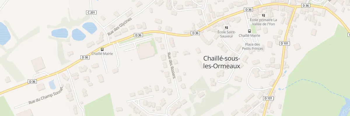 Plan du 3 Rue des Rosiers à Rives de l’Yon