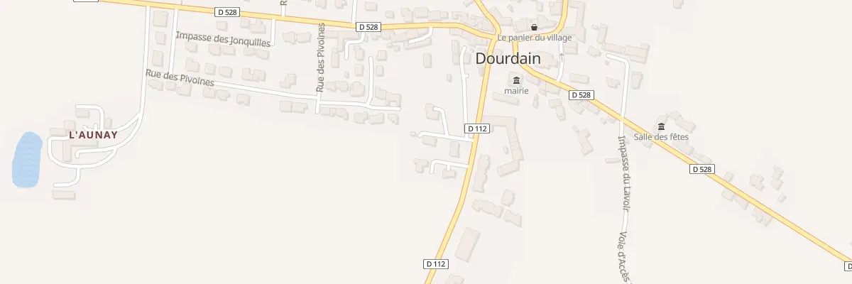 Plan du 8 Rue du Presbytère à Dourdain