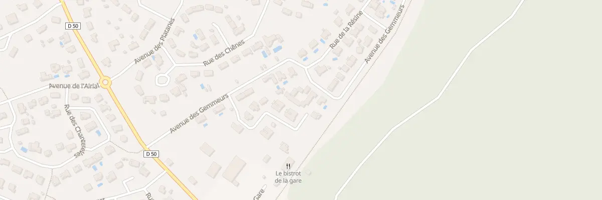 Plan du 14 Av des Gemmeurs à Messanges