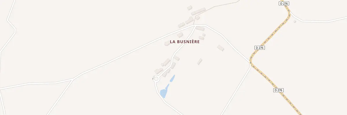 Plan du 12 La Busniere à Courcy
