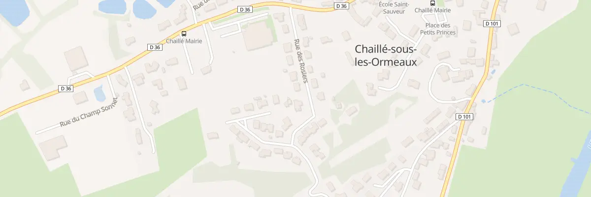 Plan du 12 Rue des Rosiers à Rives de l’Yon