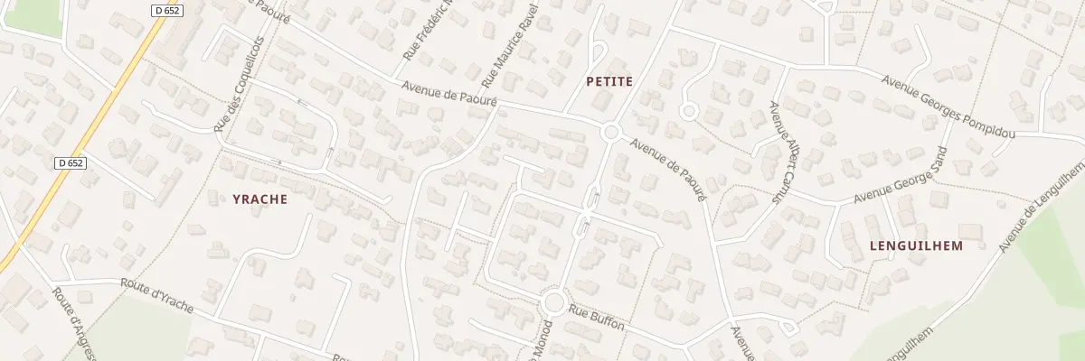 Plan du 2 Rue des Frères Lapègue à Seignosse