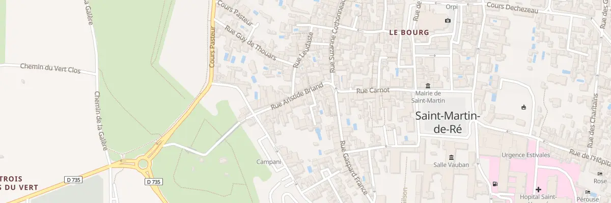 Plan du 13 Rue Aristide Briand à Saint-Martin-de-Ré