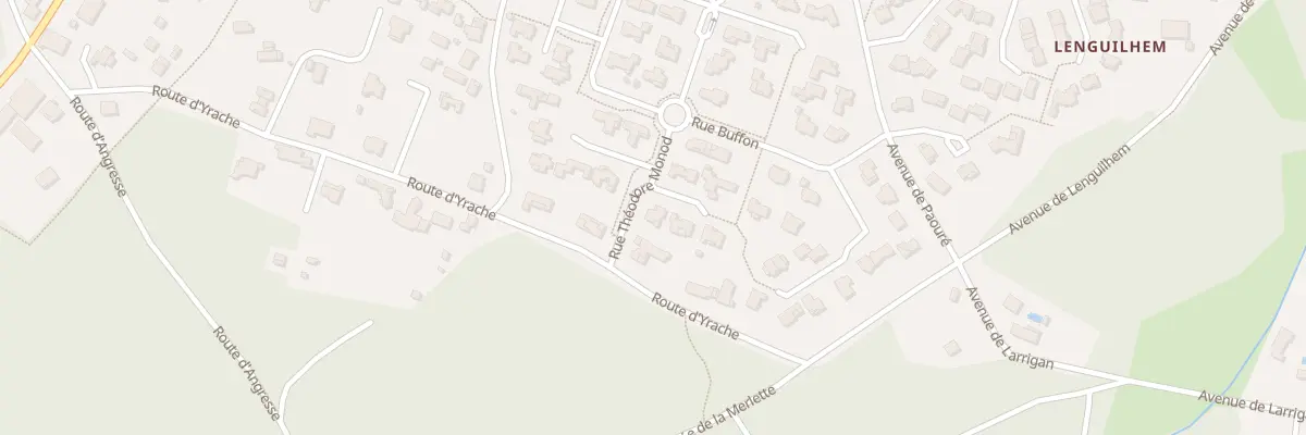 Plan du 13 Rue Théodore Monod à Seignosse