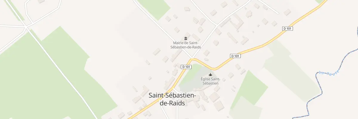 Plan du 21 Le Bourg à Saint-Sébastien-de-Raids