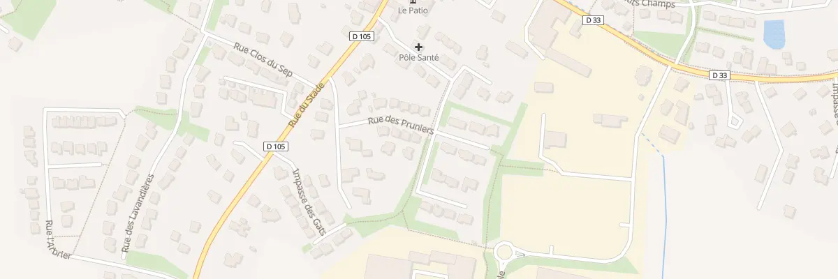 Plan du 8 Rue des Pruniers à Saint-Didier